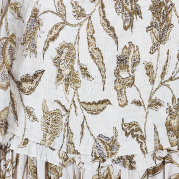 Tigerlily - Amyris Liza shirred floral-print gauze minidress - Picture 5 of 5